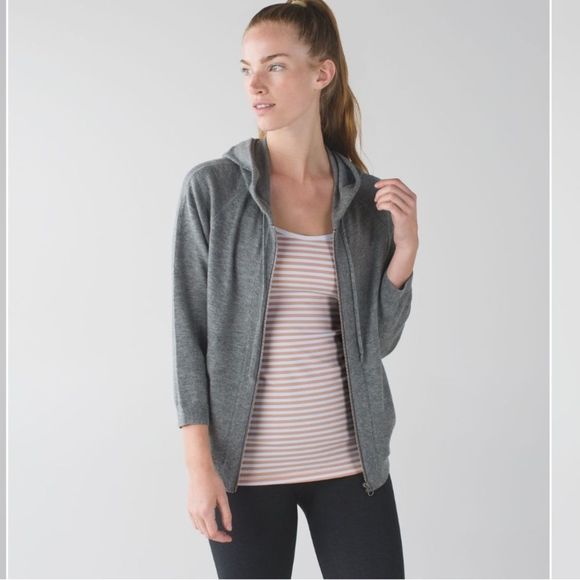 Lululemon Power Y Tank Top Narrow Bold Stripe White Nude - Picture 2 of 16